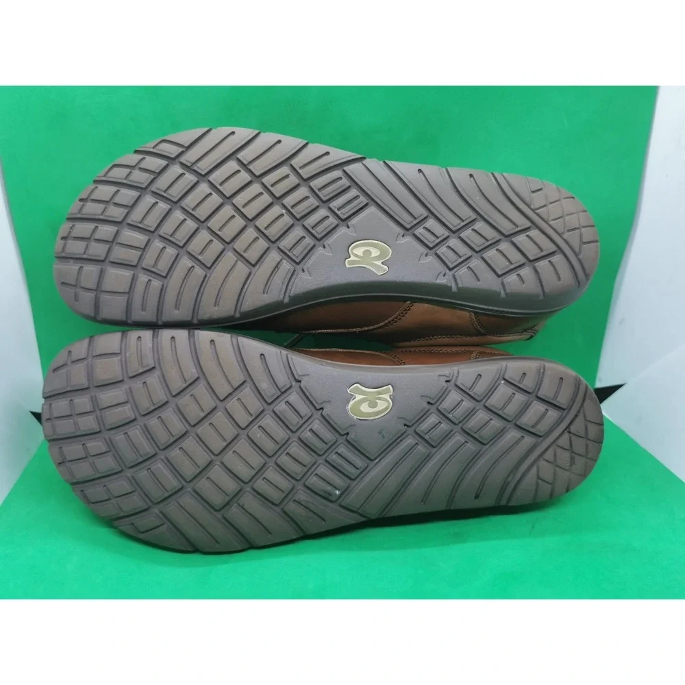 Lems Nine2Five Shoes Mens Size 12.5/ 46 EU Brown Leather Oxford Dress Zero-Drop